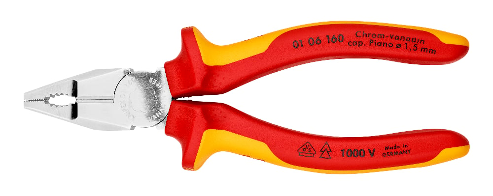 KNIPEX 01 06 160 VDE COMB.TANG