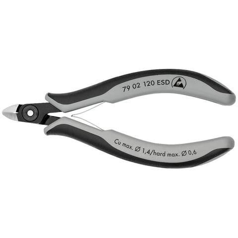 KNIPEX 7902-120 ZIJSN.TANG ESD