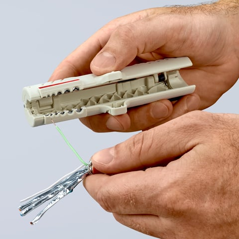 KNIPEX 1665-125 SB STRIPTANG TBV DATAKABEL