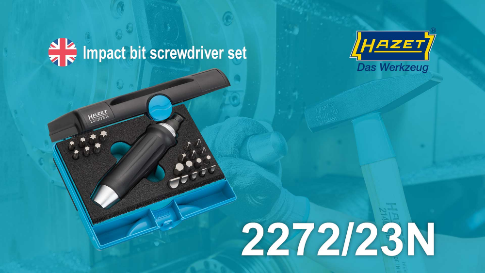 HAZET 2272/23N Set Bits Slagschroevendraaier