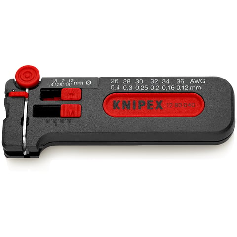 KNIPEX 1280-040SB MINI AFSTRI. 0,12 - 0,4MM