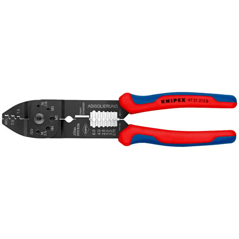 KNIPEX 9721-215B KRIMPTANG