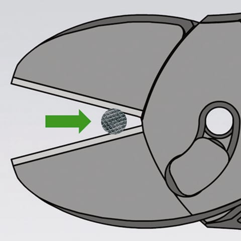 KNIPEX 7372 180F KRACHTKNIPTANG