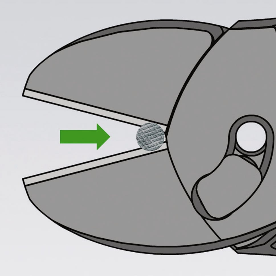 KNIPEX 7372 180F KRACHTKNIPTANG