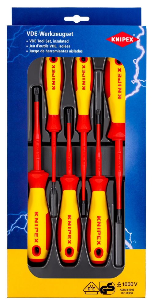 KNIPEX 002012 V05 SCHR.DR SET