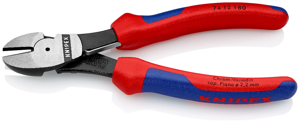 KNIPEX 7412-180 ZIJSNIJTANG