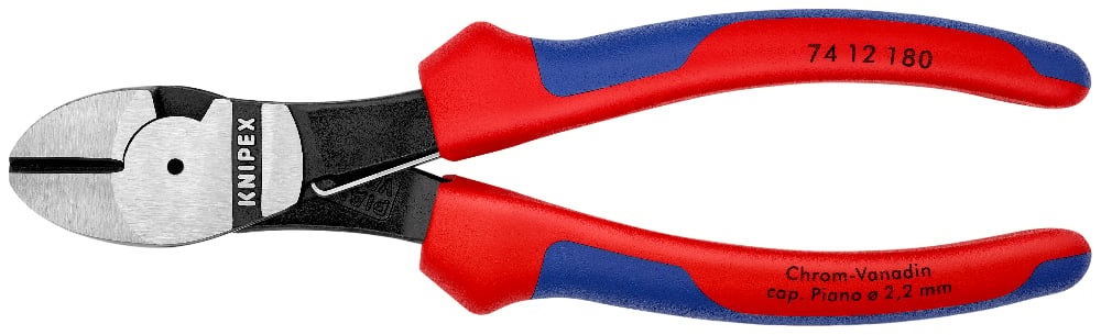 KNIPEX 7412-180 ZIJSNIJTANG