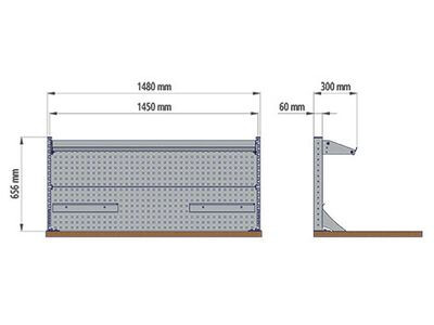MULTI WAND OPBOUW 1500x650MM 03.900.15.18A