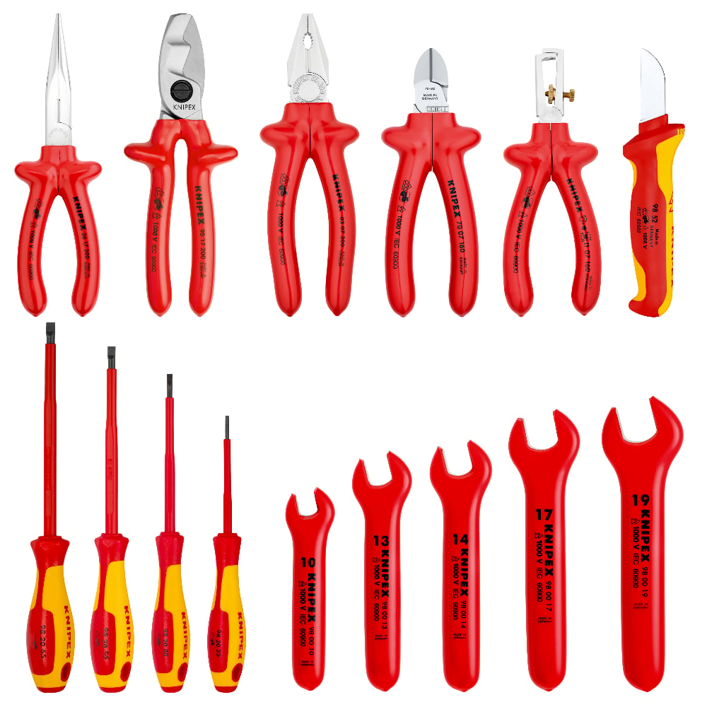 KNIPEX 98 99 13 ROLTAS 15-DLG VDE GEREEDSCHAPSET