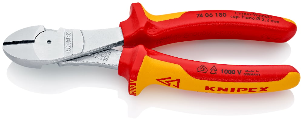 KNIPEX 7406-180 ZIJSNIJTANG