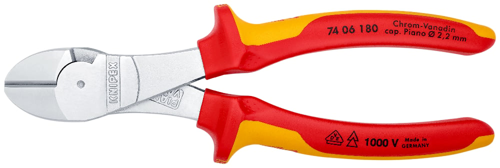 KNIPEX 7406-180 ZIJSNIJTANG