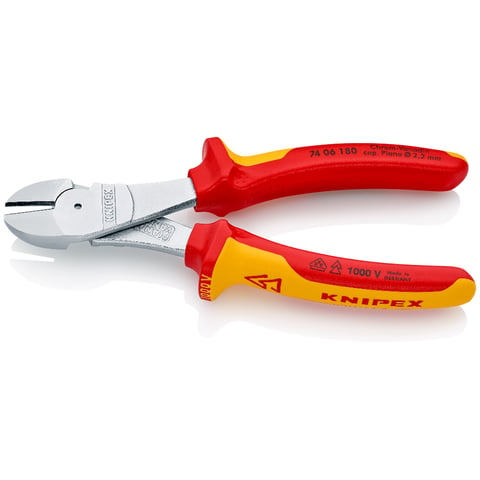 KNIPEX 7406-180 ZIJSNIJTANG