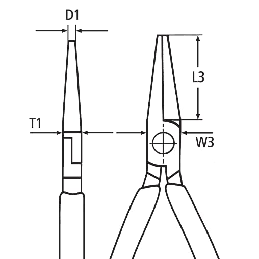 KNIPEX 2206-160 RONDBEKTANG