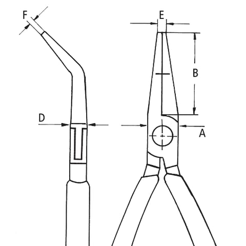 KNIPEX 3542-115 PLATBEKTANG