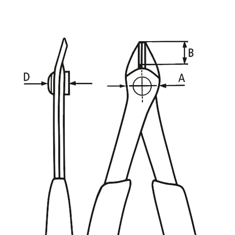 KNIPEX 7841-125 EL.KNIPTANG
